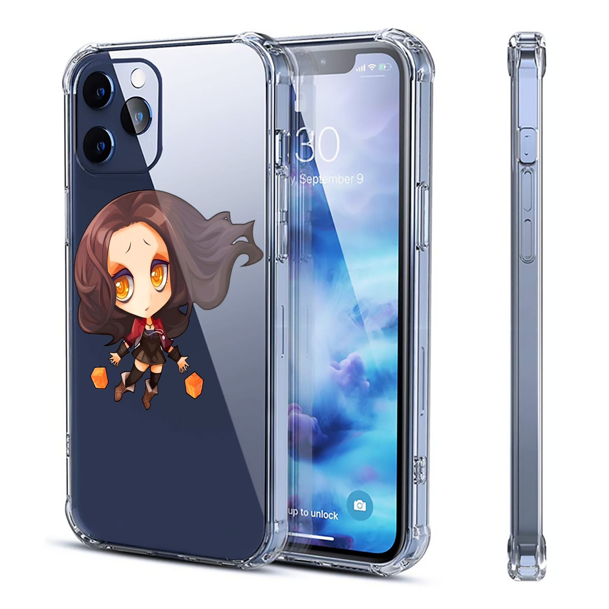 （画像用） アベンジャーズ The Avengers 【iPhone 12シリーズ対応】透明スマホケース（クリアソフトケース）